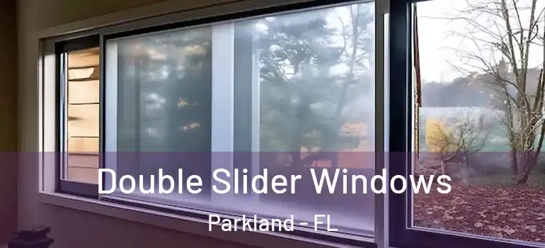  Double Slider Windows Parkland - FL