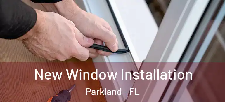  New Window Installation Parkland - FL
