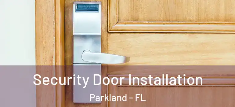  Security Door Installation Parkland - FL