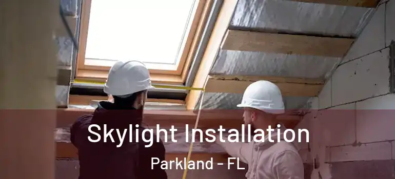  Skylight Installation Parkland - FL