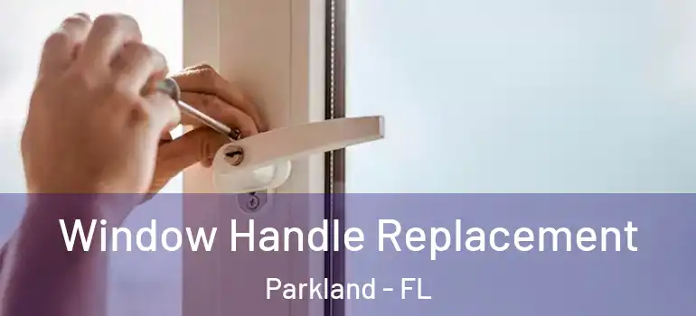  Window Handle Replacement Parkland - FL