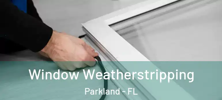  Window Weatherstripping Parkland - FL